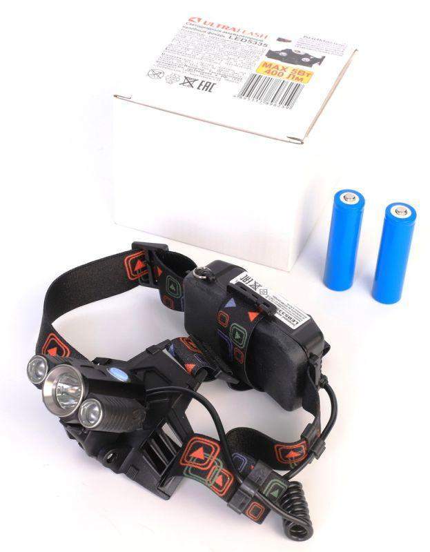 фонарь аккумуляторный налобный led5335 ultraflash 15015 от BTSprom.by