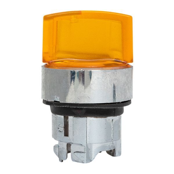  Механизм переключателя исполнительный XB4 IP65 на 2 положения с фиксацией с подсветкой с короткой ручкой желт. EKF XB4BD2FL-Y-65 фото в каталоге от BTSprom.by