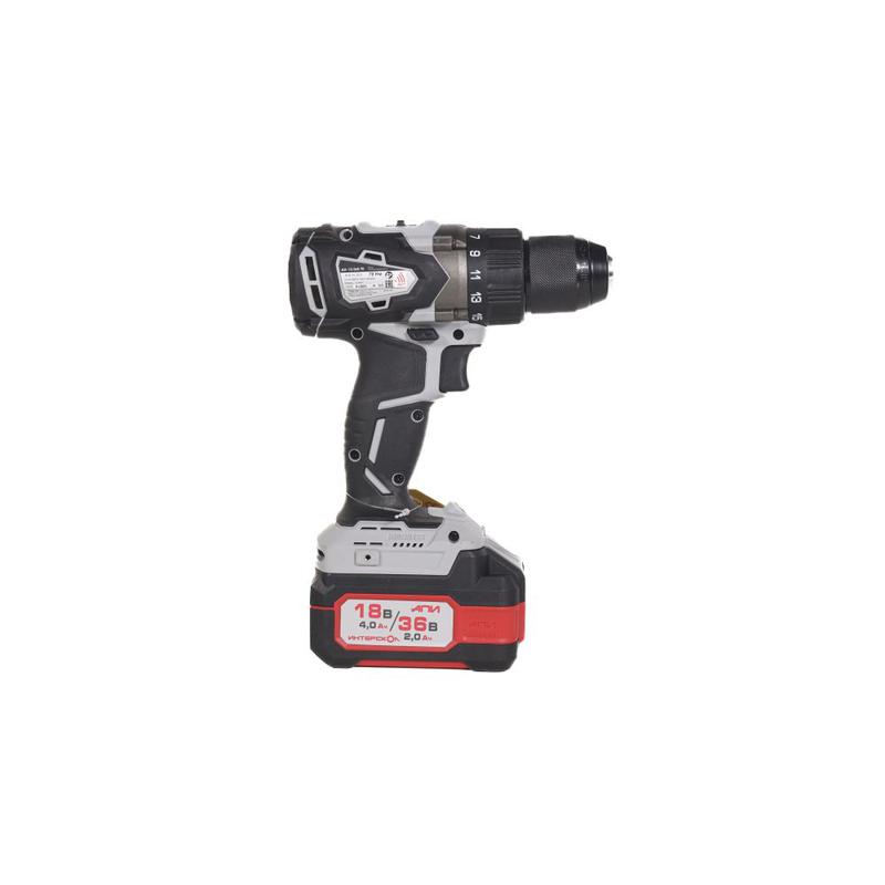  Дрель-шуруповерт аккумуляторная бесщеточн. ДА-13/36В 70 Li-ion АПИ (кейс 2 аккум. 2.0А.ч ЗУ) ИНТЕРСКОЛ 814.2.2.70 фото в каталоге от BTSprom.by