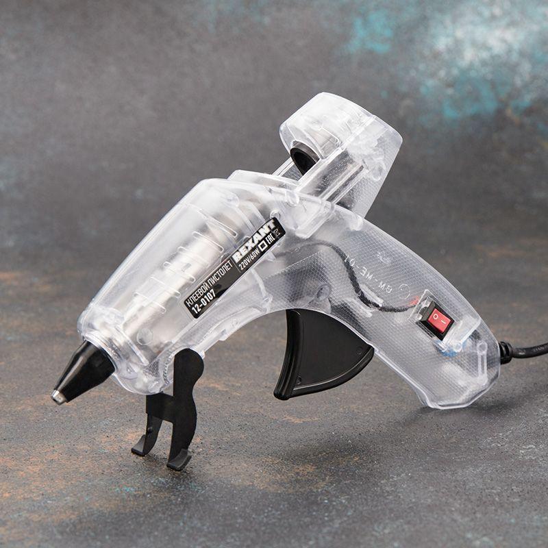  Пистолет клеевой 60Вт большой (кор.) REXANT 12-0107 фото в каталоге от BTSprom.by