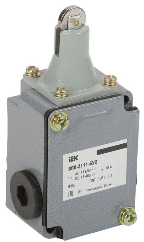 выключатель концевой впк-2111-бу2 толкатель с роликом ip65 iek kv-1-2111-1 от BTSprom.by