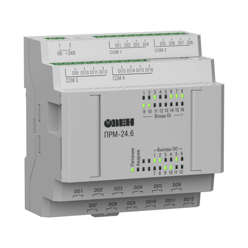  Модуль расширения дискретного ввода/вывода ПРМ-220.1 ОВЕН 77536 фото в каталоге от BTSprom.by