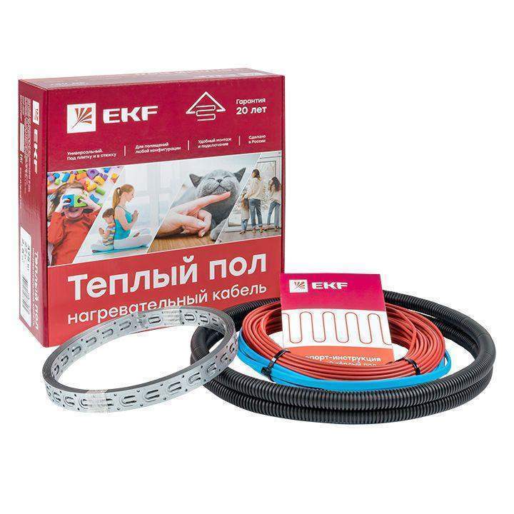комплект "теплый пол" (кабель) 450вт 32м 3.0кв.м ekf nk-450 от BTSprom.by
