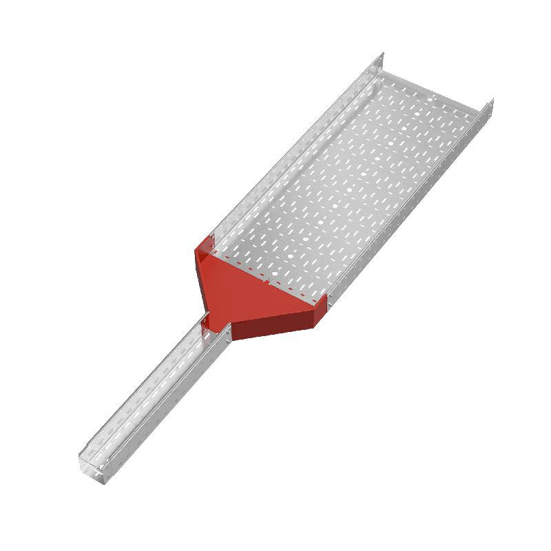 Переходник для лотка центральный 100х100-500 сталь 1мм "ПЛЮС" PDplus100-100-500-C HD КМ PL1737 фото в каталоге от BTSprom.by