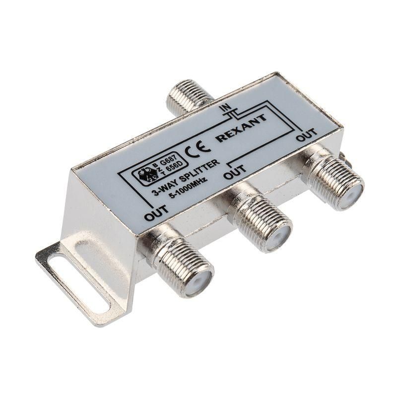 делитель тв "краб" х3 под f разъем 5-1000 мгц rexant 05-6002 от BTSprom.by