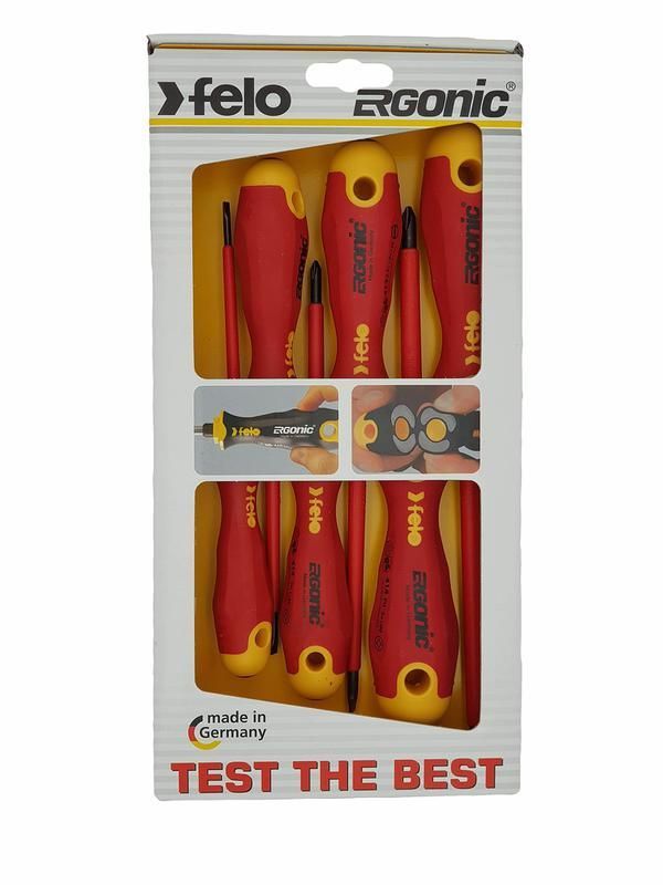 набор диэлектрических отверток ergonic (уп.6шт) felo 41396198 от BTSprom.by