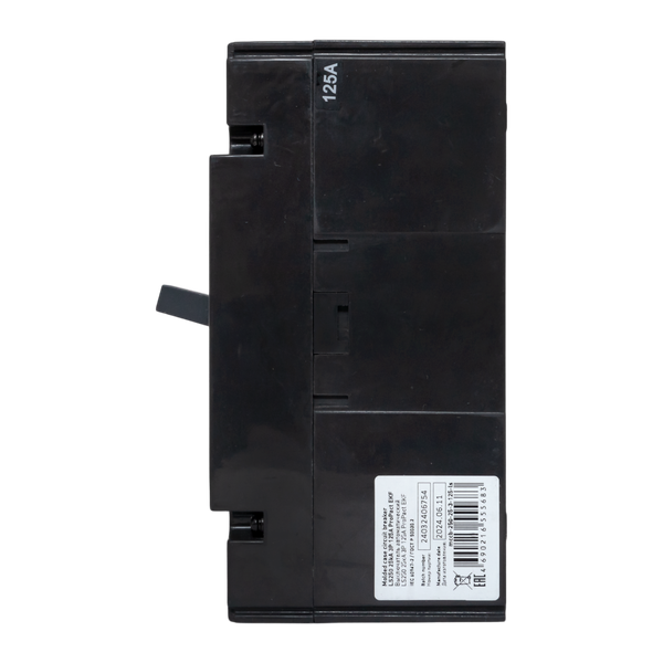  Выключатель автоматический 3п 125А 25кА LS250 ProPact EKF mccb-250-25-3-125-ls фото в каталоге от BTSprom.by