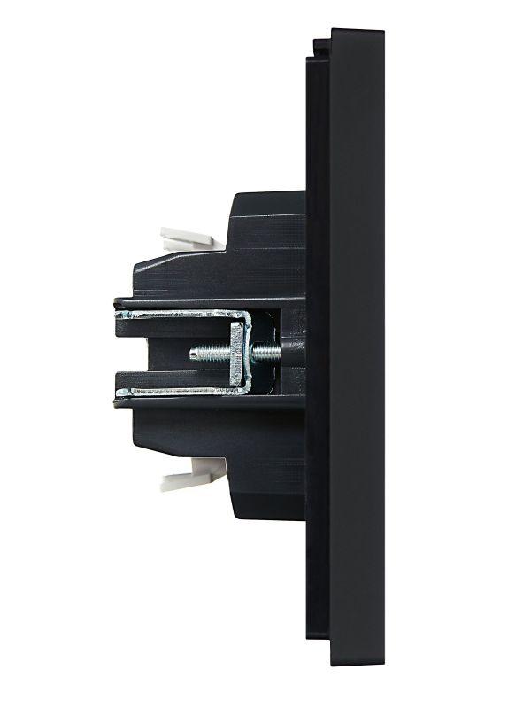  Выключатель 1-кл. СП FORTE&PIANO 10А FP101 черн. IEK FP-V10-0-10-1-K02 фото в каталоге от BTSprom.by