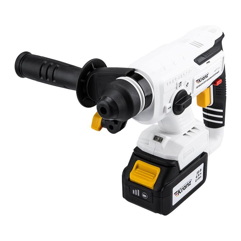  Перфоратор аккумуляторный SDS-plus 2.2Дж 1х4А.ч в кейсе Kranz KR-PT-120 фото в каталоге от BTSprom.by