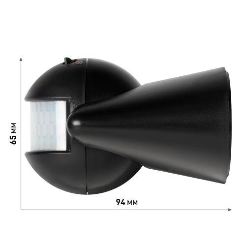  Датчик движения инфракрасн. настен. MD 03 1200Вт 180град. IP44 черн. Эра Б0066995 фото в каталоге от BTSprom.by