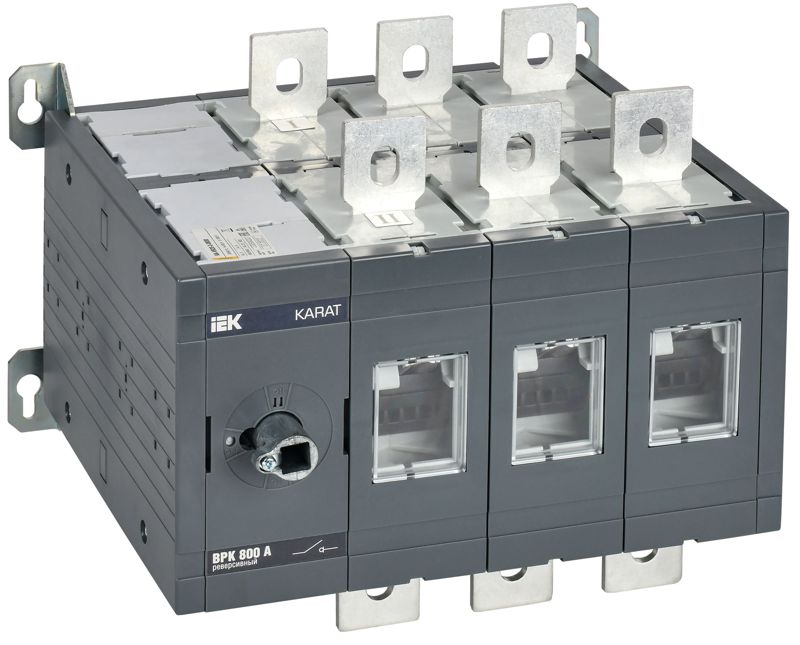 выключатель-разъединитель врк 3п 800а реверс. без рукоятки karat iek ka-vr20-3-0800 от BTSprom.by