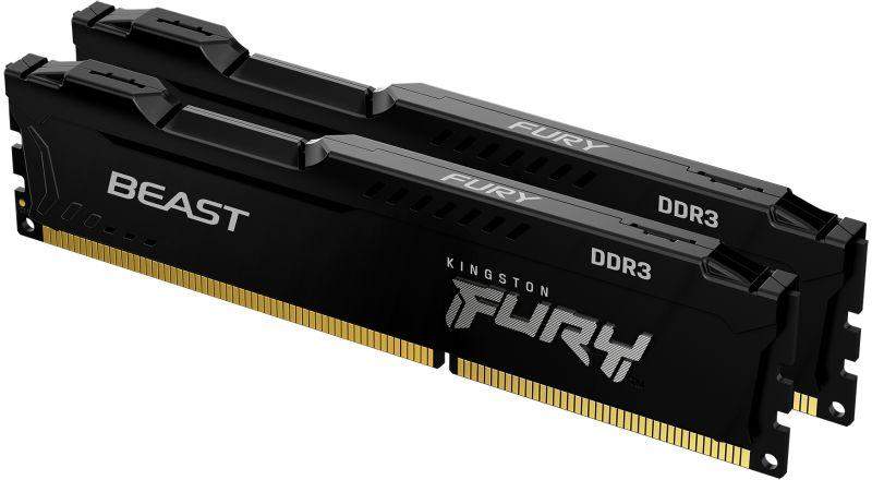  Память оперативная KF318C10BBK2/8 8GB 1866MHz DDR3 CL10 DIMM (Kit of 2) FURY Beast Black KINGSTON 1000632726 фото в каталоге от BTSprom.by
