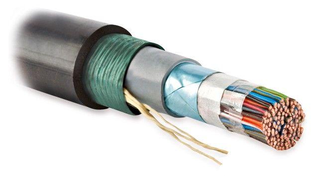 кабель витая пара экранир. f/utp кат.3 10 пар 24 awg ож solid бронир. для внешн. прокладки pe futp10-c3-s24-arm-out-pe-bk черн. hyperline 53889 от BTSprom.by