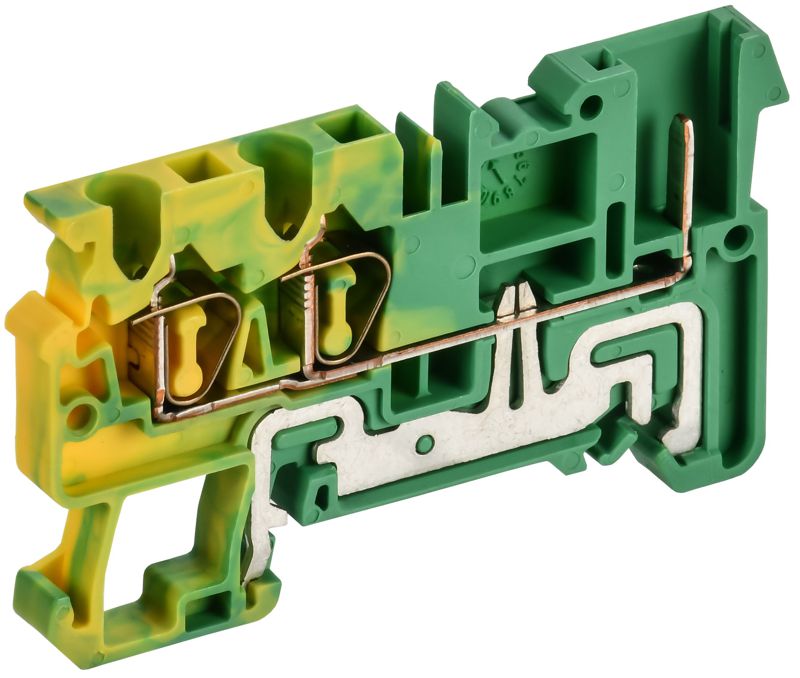 клемма пружинная cx2.5-3-1b pe 2.5кв.мм 3-конт. заземл. armafix iek af-ct41-06-21-k52-002 от BTSprom.by