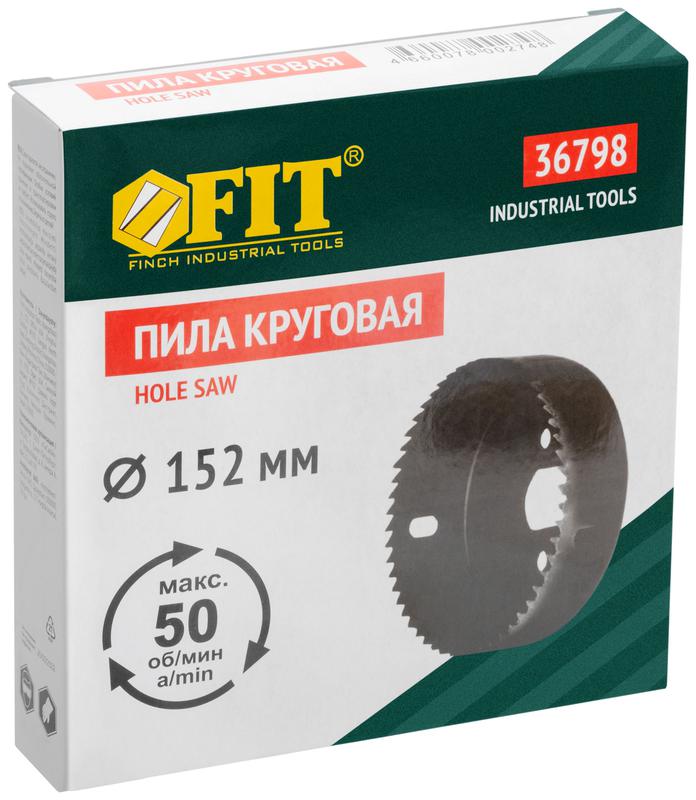 Пила круговая инструментальная сталь 152мм FIT 36798 фото в каталоге от BTSprom.by