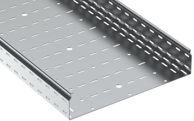 Лоток листовой перфорир. 100х500 L2500 сталь 2.0мм ESCA 7 IEK CLP10-100-500-200-D25 от BTSprom.by