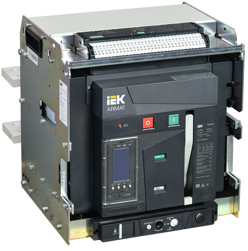 выключатель автоматический воздушный 3п f 3200а 100ка ty выдвижн. с комплектом аксессуаров armat iek ar-acb-3vf-100-3200a-tycf от BTSprom.by