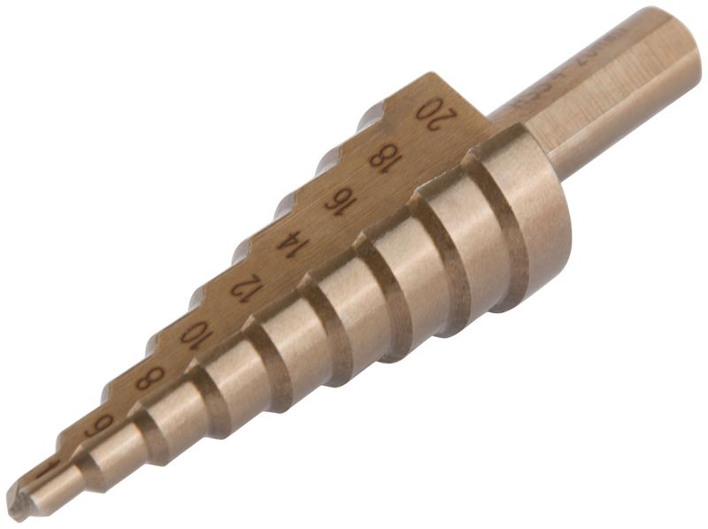  Сверло ступенчатое HSS Co5% (Р6М5К5) по металлу 9 ступеней 4-20мм FIT 36392 фото в каталоге от BTSprom.by
