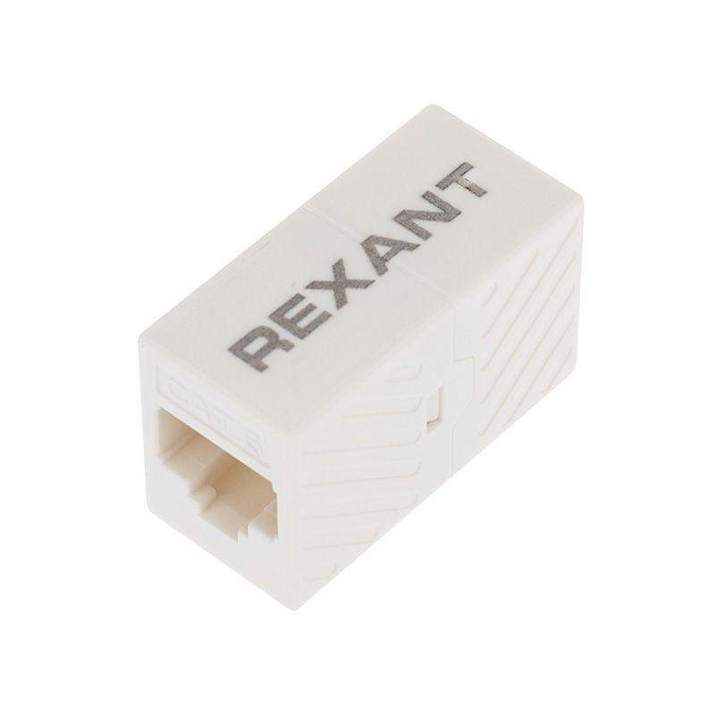  Адаптер проходной RJ45 (8P8C) кат.6 UTP неэкранир. (гнездо-гнездо) Rexant 03-0108 фото в каталоге от BTSprom.by