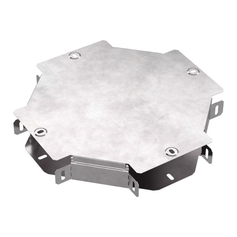 Ответвитель для лотка Х-образ. 150х50 с крышкой Стандарт Промрукав PR16.0459 от BTSprom.by