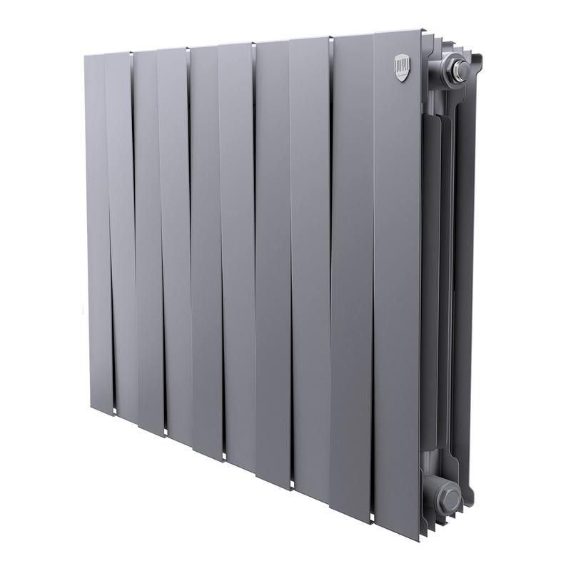 радиатор pianoforte 500 new 10 секц. биметал. silver satin royal thermo нс-1176335 от BTSprom.by