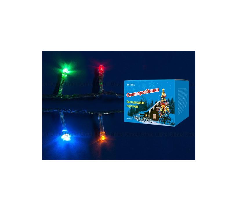гирлянда led с контроллером uld-s0280-020/dta multi ip20 20 диодов 2.8 м разноцвет. провод прозр uniel 07916 от BTSprom.by