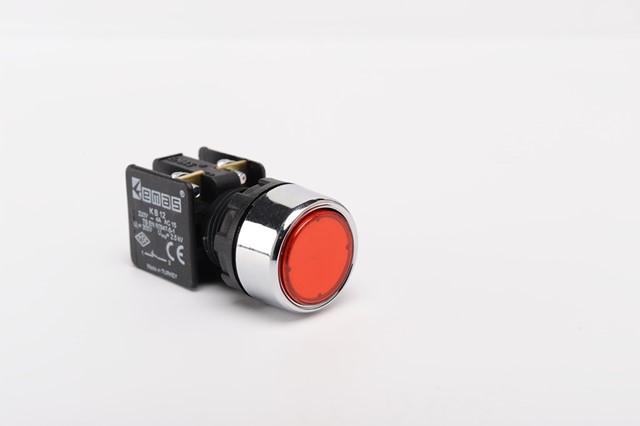 кнопка (1нз) красн. emas kb12dk от BTSprom.by