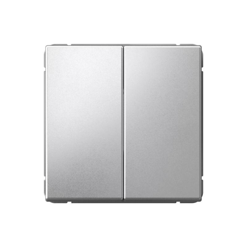  Выключатель 2-кл. ArtGallery 10AX быстрозажим. клем. механизм алюм. SE GAL000351S фото в каталоге от BTSprom.by