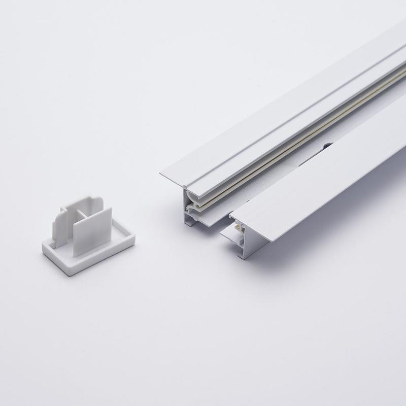 шинопровод встраиваемый для трековых светильников бел. 2м в наборе токоввод заглушка крепление cab1004 feron 10353 от BTSprom.by