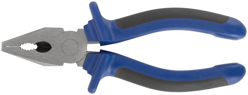 плоскогубцы комбинированные "один" двухцветные обрезиненные ручки полированная сталь 160мм mos 47472м от BTSprom.by