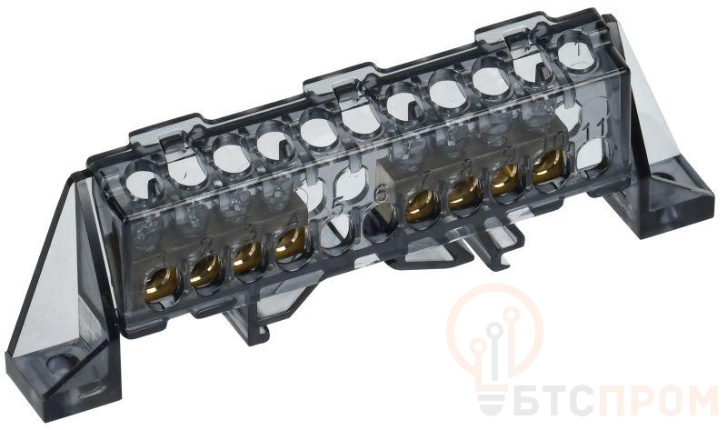 Шина нулевая N в комб. изол. "Стойка" 6х9-4+4-Ч TEKFOR IEK TF-NN10-44-DP-K02 фото в каталоге от BTSprom.by  Шина нулевая N в комб. изол. "Стойка" 6х9-4+4-Ч TEKFOR IEK TF-NN10-44-DP-K02 фото в каталоге от BTSprom.by