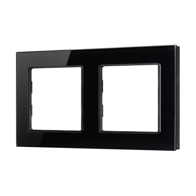 рамка стеклянная frm-glare-gs-2-bk arlight 043797 от BTSprom.by
