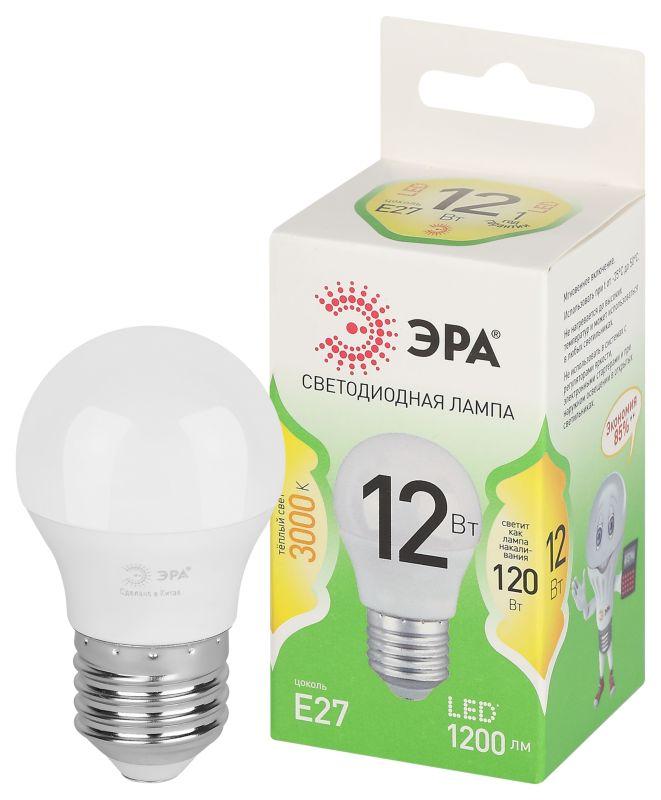 лампа светодиодная green line p45-12w-830-e27 gl 12вт шар 3000к свет тепл. e27 эра б0067015 от BTSprom.by