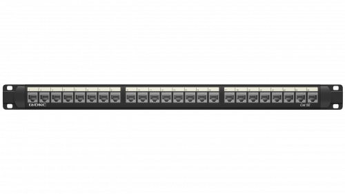 патч-панель 19дюйм 1ucat5e 24 модуля rj45 экранированная dkc rn5ppf24 от BTSprom.by