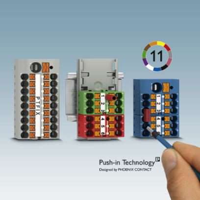  Блок распределительный PTFIX 18х1.5 RD Phoenix Contact 3002767 фото в каталоге от BTSprom.by