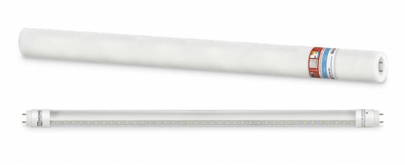 лампа светодиодная led-t8r-п-pro 10вт линейная прозрачная 6500к холод. бел. g13r 1000лм 230в 600мм поворотн. in home 4690612030944 от BTSprom.by