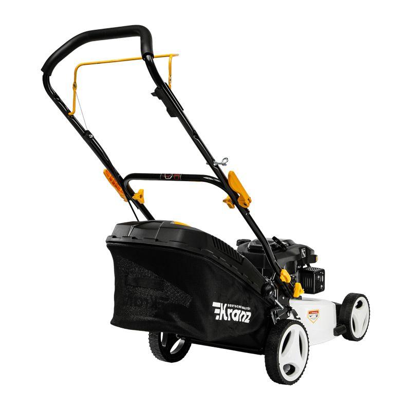  Газонокосилка бензиновая KR-430NSP несамоходная 150куб.см 43см Kranz KR-16-1235 фото в каталоге от BTSprom.by