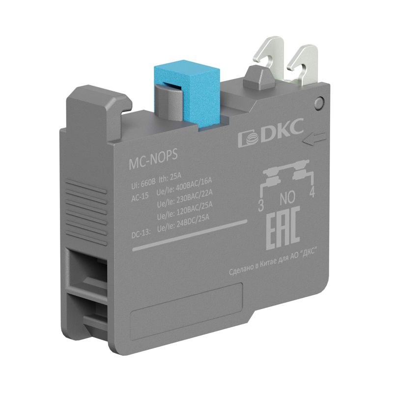 блок контактный с клеммными зажимами под винт нормально-открытый dkc mc-nops от BTSprom.by