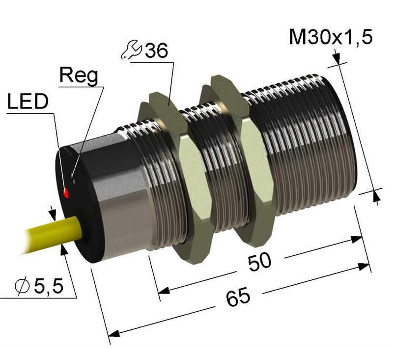 выключатель бесконтактный ps1-30m65-10b21-k (вб1.30м.65.10.2.1.к) мега-к a8010-80087484 от BTSprom.by