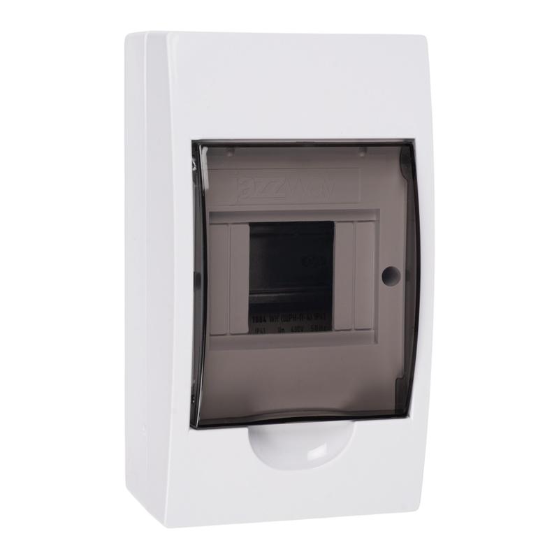 бокс модульный накладной pdb/w 1004 wh (щрн-п- 4) ip41 пластик. pro jazzway 5071643 от BTSprom.by