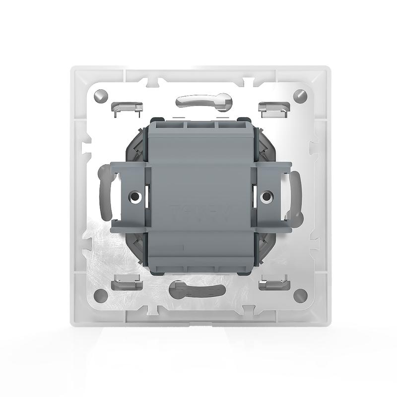  Выключатель 1-кл. СП AVA 10А IP20 с индикатором в сборе бел. TOKOV LIGHT TKL-AV-V1IF-C01 фото в каталоге от BTSprom.by