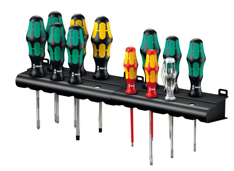  Набор отверток Kraftform XXL 12 предметов (PH 1/2; PZ 1/2; SL 4/5.5/6.5 силовые SL 5.5/7; SL VDE 2.5/3.5) Wera WE-051010 фото в каталоге от BTSprom.by