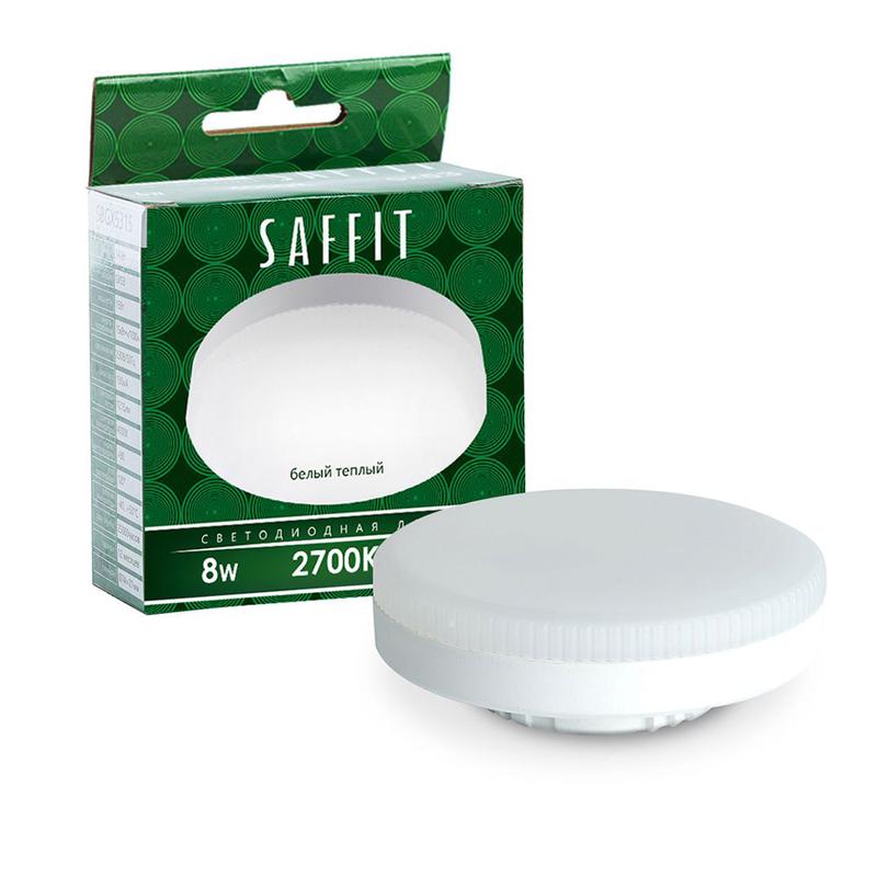 лампа светодиодная 8вт 230в gx53 2700к sbgx5308 saffit 55185 от BTSprom.by