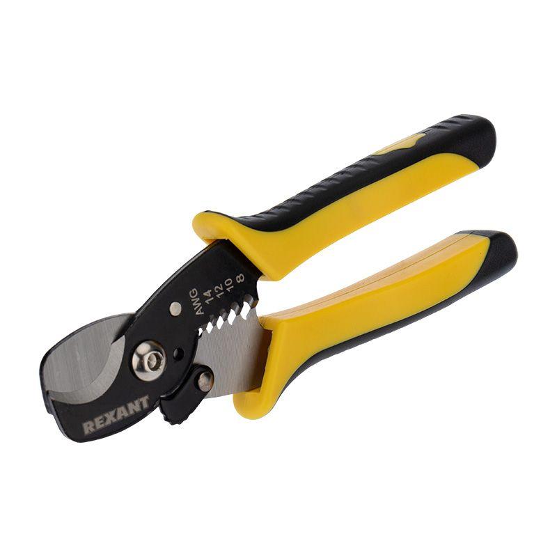  Кабелерез «МАСТЕР» диам. кабеля до 13.5мм с функцией зачистки кабеля 0.5-6кв.мм (HT-50A) Rexant 12-5412 фото в каталоге от BTSprom.by