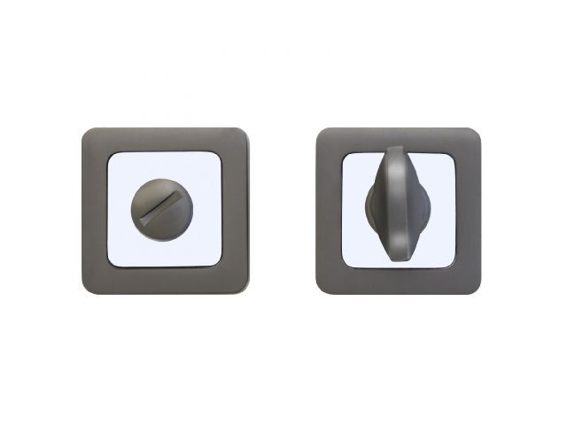 завертка сантехническая к ручкам аллюр арт bk-s1 mbn/cp(4142) графит/хром (узк) 11459 от BTSprom.by