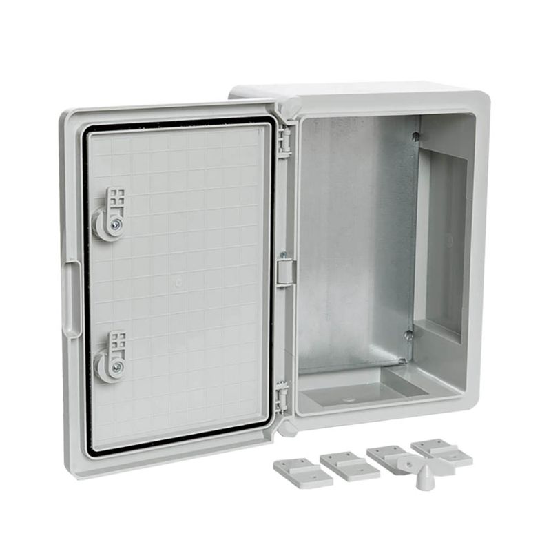 корпус пластиковый с монтажной панелью щмп ip65 сер. дверь 350х250х150 промрукав pr08.26481 от BTSprom.by