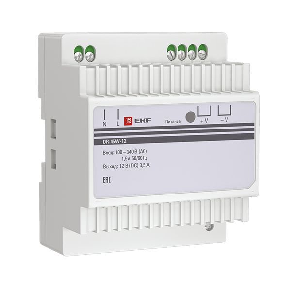 блок питания 12в dr-45w-12 proxima ekf dr-45w-12 от BTSprom.by