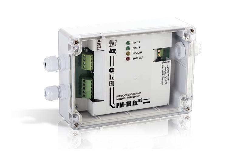 модуль релейный адресный искробезопасный "контроль целостности цепи" рм-1к ex-iib прот.r3 рубеж rbz-123408 от BTSprom.by