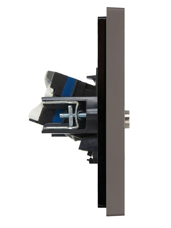  Розетка 2-м TV+RJ45 кат.6 FORTE&PIANO FP337 сер. IEK FP-AK20-2-K03 фото в каталоге от BTSprom.by