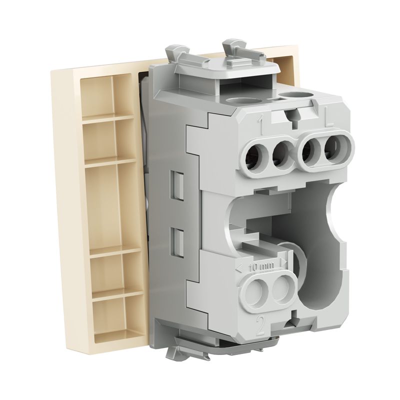  Выключатель модульный 1-кл. 2мод. Avanti "Ванильная дымка" 16А IP20 беж. DKC 4405102 фото в каталоге от BTSprom.by